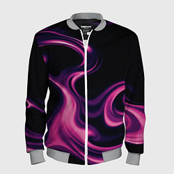 Бомбер мужской Color pink smoke, цвет: 3D-меланж