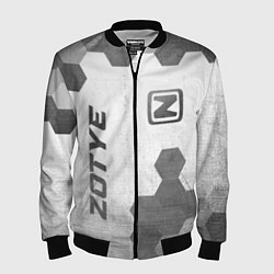 Бомбер мужской Zotye - white gradient вертикально, цвет: 3D-черный