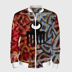 Бомбер мужской Acra Batik, цвет: 3D-белый