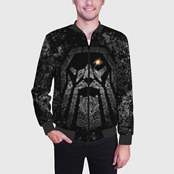 Бомбер мужской Всеотец Один, цвет: 3D-черный — фото 2