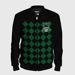 Бомбер мужской Кривцов 88 - ФК Краснодар, цвет: 3D-черный