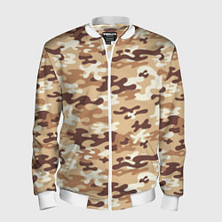 Бомбер мужской Камуфляж армия, цвет: 3D-белый