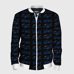 Мужской бомбер Happy halloween pattern