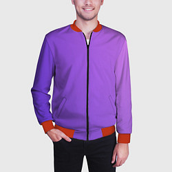 Бомбер мужской The color is purple, цвет: 3D-красный — фото 2