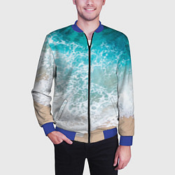 Бомбер мужской Берег, цвет: 3D-синий — фото 2