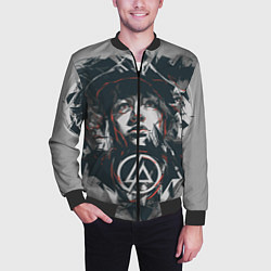 Бомбер мужской Linkin Park: My Style, цвет: 3D-черный — фото 2