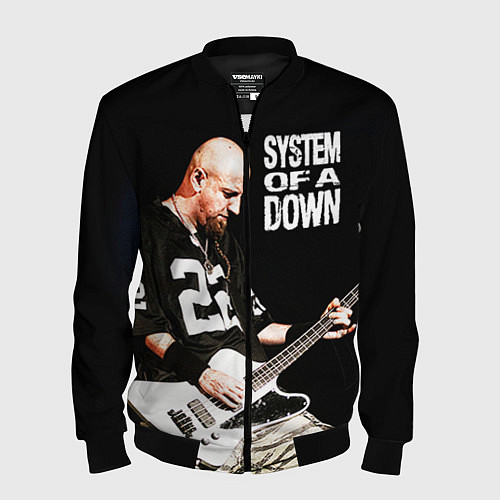 Мужской бомбер System of a Down / 3D-Черный – фото 1