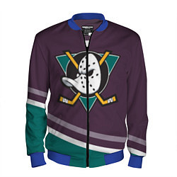 Бомбер мужской Anaheim Ducks Selanne, цвет: 3D-синий