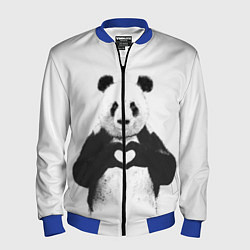 Бомбер мужской Panda Love, цвет: 3D-синий