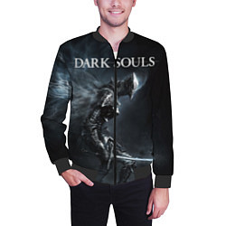 Бомбер мужской Dark Souls цвета 3D-черный — фото 2