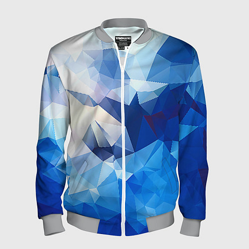 Мужской бомбер Абстракция / 3D-Меланж – фото 1