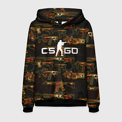 Толстовка-худи мужская Counter-Strike Global Offensive, цвет: 3D-черный