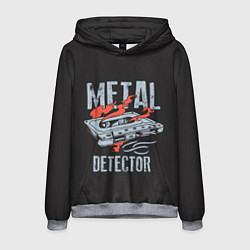 Толстовка-худи мужская Metal Detector, цвет: 3D-меланж