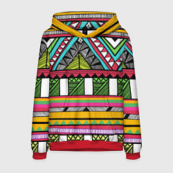 Толстовка-худи мужская Зимбабве, цвет: 3D-красный