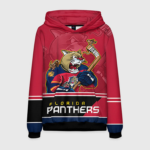 Мужская толстовка Florida Panthers / 3D-Черный – фото 1