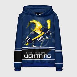Толстовка-худи мужская Bay Lightning, цвет: 3D-синий