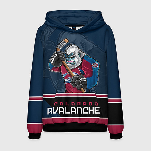 Мужская толстовка Colorado Avalanche / 3D-Черный – фото 1