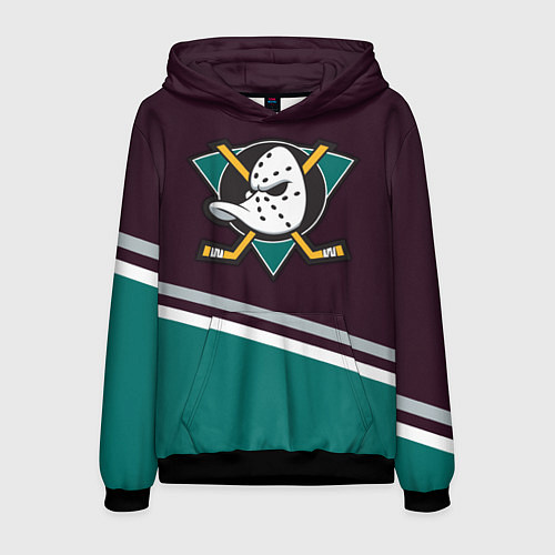 Мужская толстовка Anaheim Ducks / 3D-Черный – фото 1