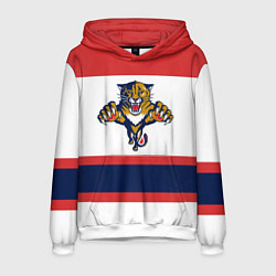 Толстовка-худи мужская Florida Panthers, цвет: 3D-белый
