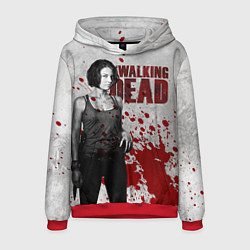Толстовка-худи мужская Walking Dead: Maggie Green, цвет: 3D-красный