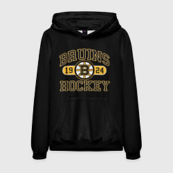 Толстовка-худи мужская Boston Bruins: Est.1924, цвет: 3D-черный