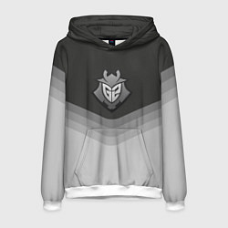 Толстовка-худи мужская G2 Esports Uniform, цвет: 3D-белый