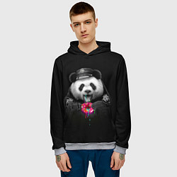 Толстовка-худи мужская Donut Panda, цвет: 3D-меланж — фото 2
