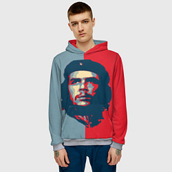 Толстовка-худи мужская Che Guevara, цвет: 3D-меланж — фото 2