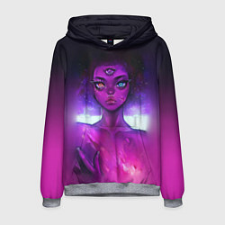 Толстовка-худи мужская Космос, цвет: 3D-меланж