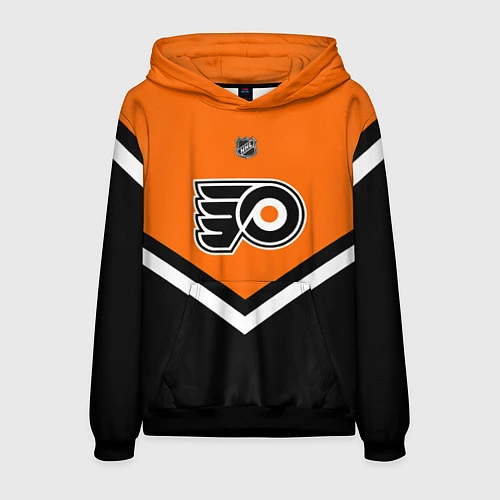 Мужская толстовка NHL: Philadelphia Flyers / 3D-Черный – фото 1