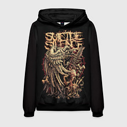 Толстовка-худи мужская Suicide Silence, цвет: 3D-черный