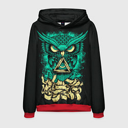 Толстовка-худи мужская Bring Me The Horizon: Owl, цвет: 3D-красный