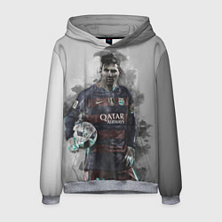 Толстовка-худи мужская Lionel Messi, цвет: 3D-меланж