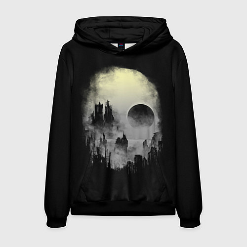 Мужская толстовка Мертвый туман / 3D-Черный – фото 1