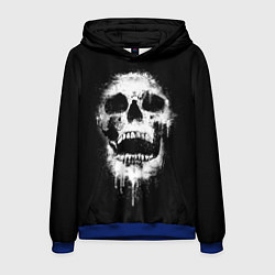 Толстовка-худи мужская Evil Skull, цвет: 3D-синий