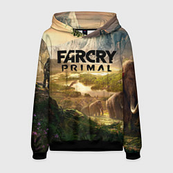 Толстовка-худи мужская Far Cry: Primal, цвет: 3D-черный