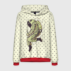 Толстовка-худи мужская Зеленая миссия, цвет: 3D-красный