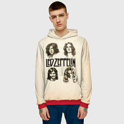 Толстовка-худи мужская Led Zeppelin Guys, цвет: 3D-красный — фото 2