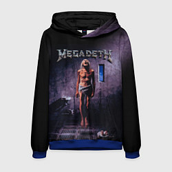 Толстовка-худи мужская Megadeth: Madness, цвет: 3D-синий