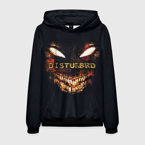 Мужская толстовка Disturbed Demon / 3D-Черный – фото 1