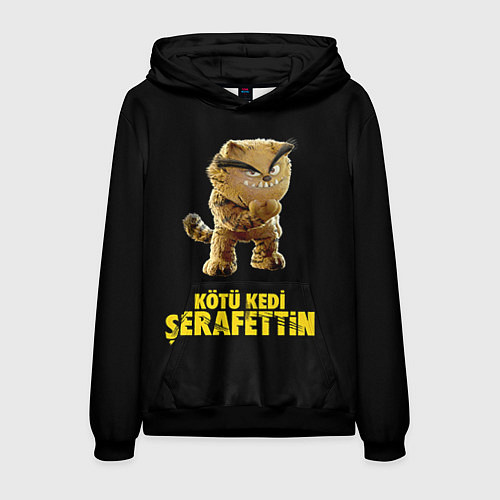 Мужская толстовка Kotu Kedi Serafettin / 3D-Черный – фото 1