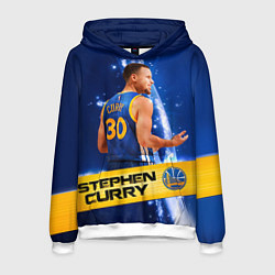 Толстовка-худи мужская Golden State Warriors 8, цвет: 3D-белый