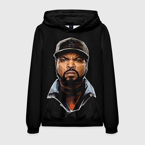 Мужская толстовка Ice Cube / 3D-Черный – фото 1