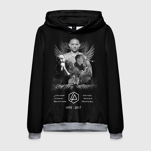 Мужская толстовка Bennington Memories / 3D-Меланж – фото 1