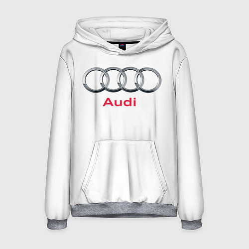 Мужская толстовка Ауди / 3D-Меланж – фото 1