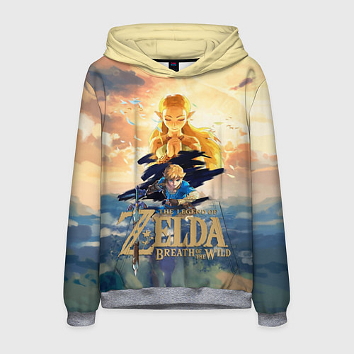 Мужская толстовка The Legend of Zelda / 3D-Меланж – фото 1