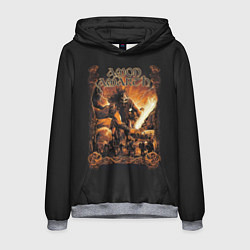 Толстовка-худи мужская Amon Amarth: Dark warrior, цвет: 3D-меланж