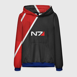 Толстовка-худи мужская N7 Space, цвет: 3D-синий