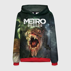 Толстовка-худи мужская Metro Exodus, цвет: 3D-красный