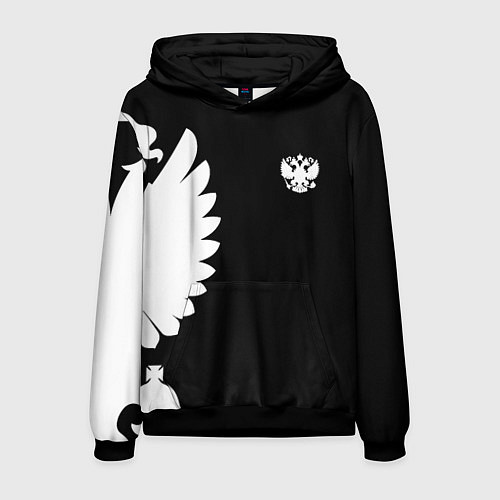 Мужская толстовка Russia - Black collection / 3D-Черный – фото 1